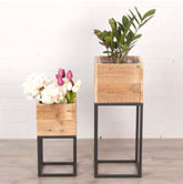 Classic Square Wooden Planters