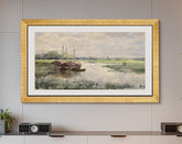 Colorful Samsung Frame – Vibrant Wooden Decor