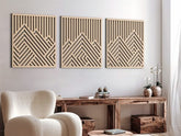Modern Wood Wall Art | Mountains wall art