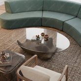 Parametric Wavy Wooden Centre Table