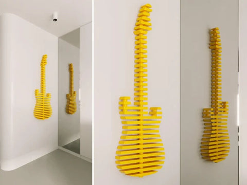 Artistic Wooden Wall Decor – Parametric Design