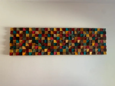 Wooden Sound Diffusor Wall Art