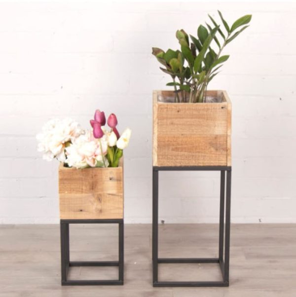 Classic Square Wooden Planters