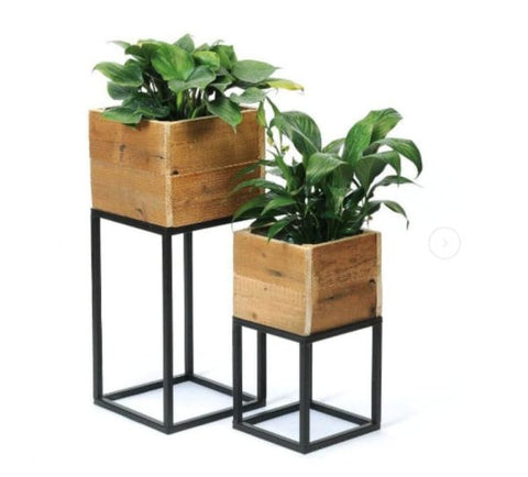 Classic Square Wooden Planters