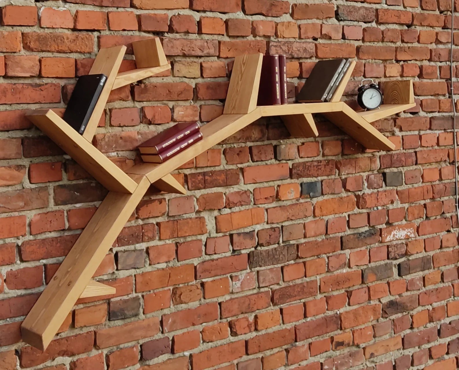 Floating Tree Branch Bookshelf