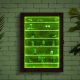 LED-Lit Wooden Display Case