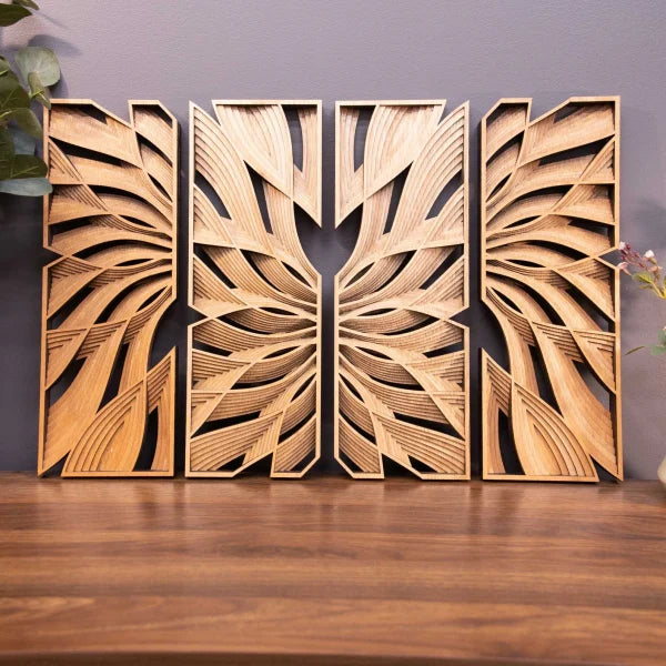 Mirrored Wooden Panels