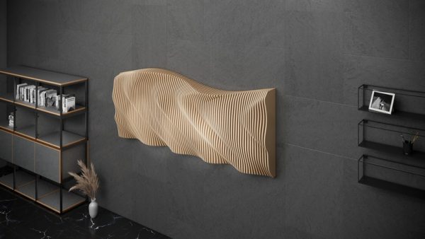 Parametric Art Wooden · Wavy Wooden Wall Decor