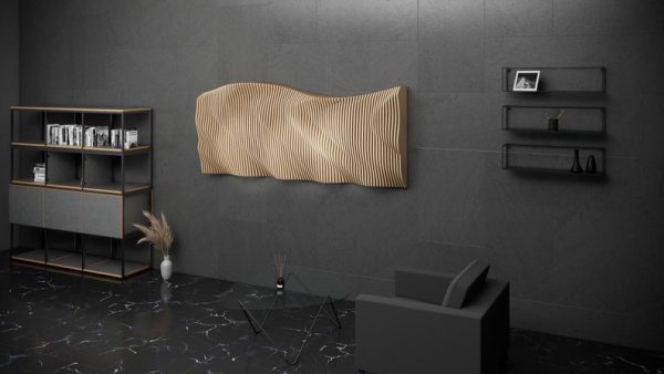 Parametric Art Wooden · Wavy Wooden Wall Decor