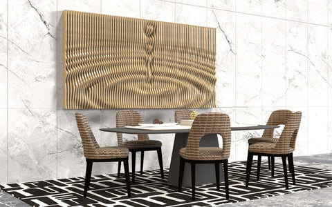 Parametric Art Wooden Wall Decor