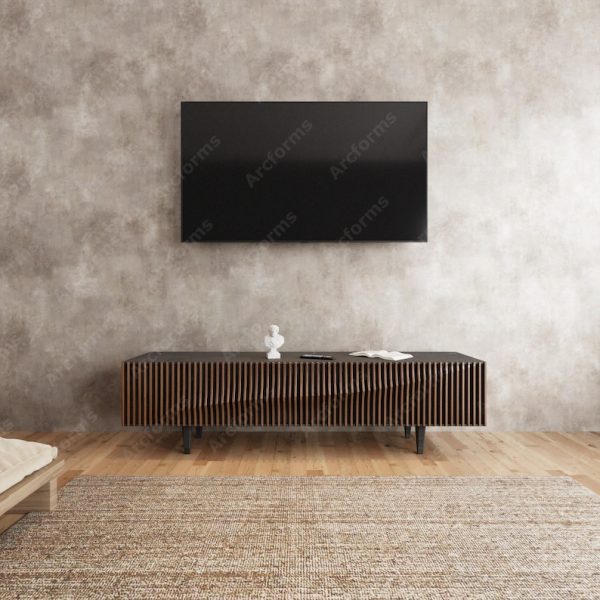 Parametric Wood TV Unit