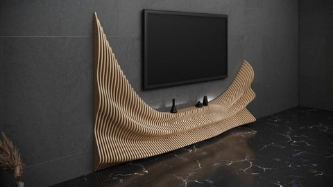 Parametric Shelf Tv Unit