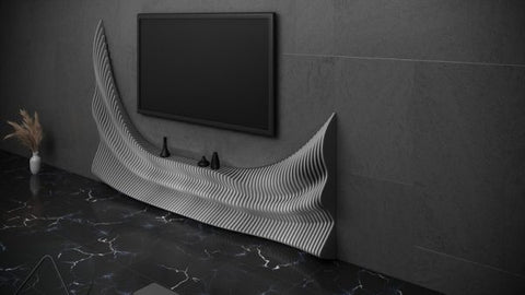 Parametric Shelf Tv Unit