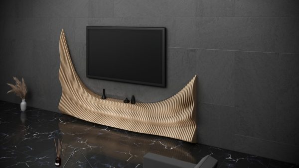 Parametric Shelf Tv Unit