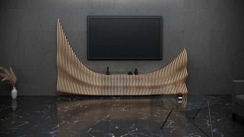 Parametric Shelf Tv Unit