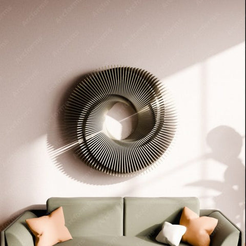 Round Design Parametric Wall Decor