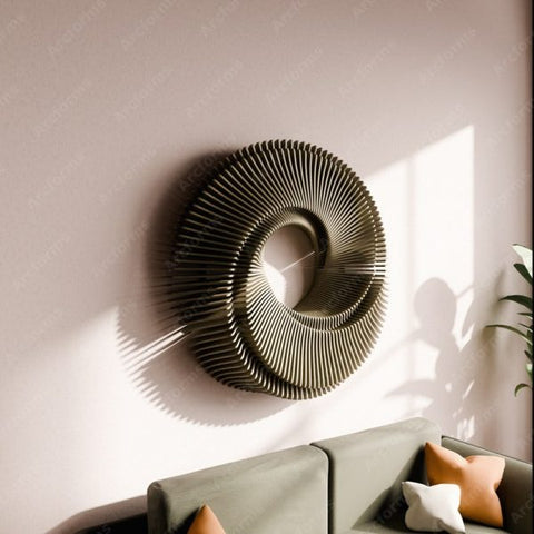 Round Design Parametric Wall Decor