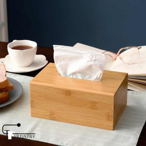 Solid wood Tissue Box