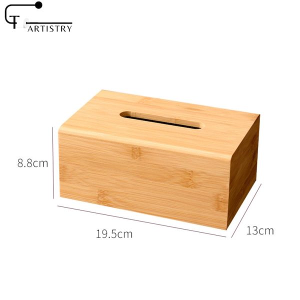 Solid wood Tissue Box