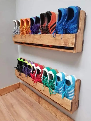 Wooden Shoe Rack – Handcrafted Storage