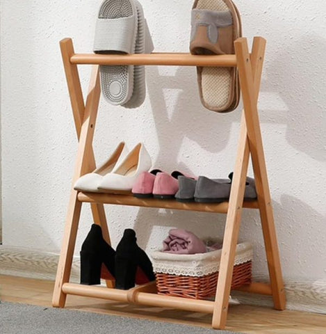 Freestanding Wooden Shoe