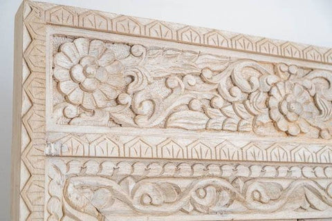 Wooden Pakistani Carving Mirror