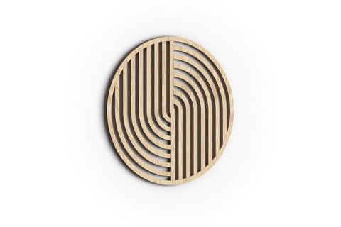 Round Wall Art Wooden Wall