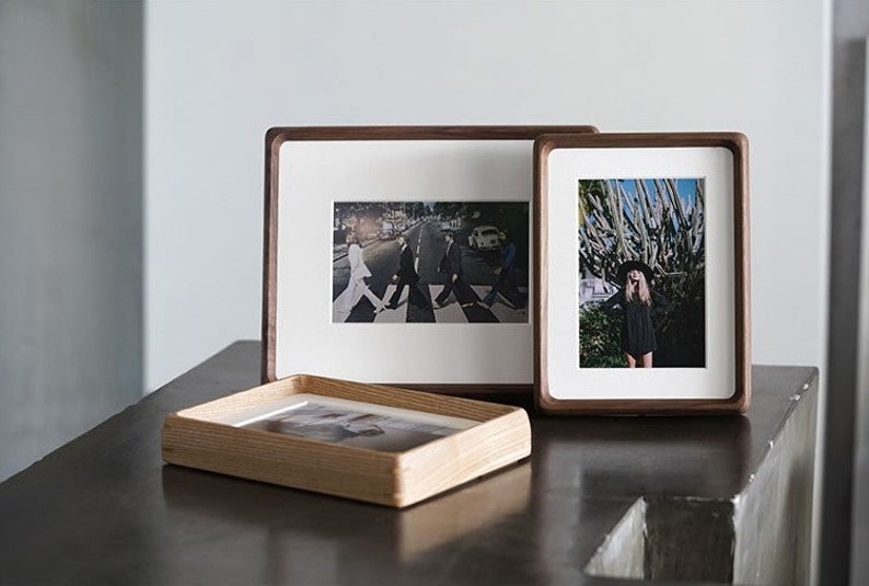 Wooden Ferris Wheel with 16 Personalized Photographs