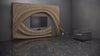 Parametric Art Wavy Wooden Panel and Modern TV Unit Design