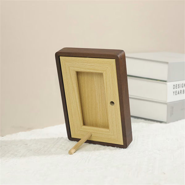 Mortise Solid Wood Picture Frame – Rustic Elegance