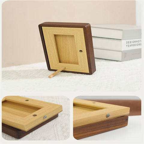 Mortise Solid Wood Picture Frame – Rustic Elegance