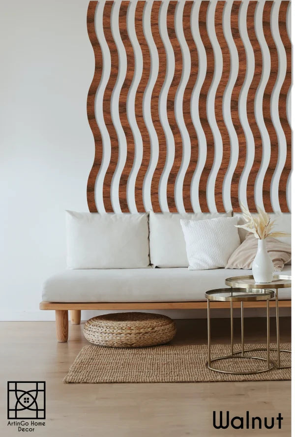 Retro Wave Wooden Wall Panels