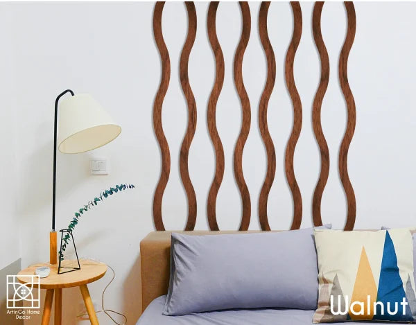 Retro Wave Wooden Wall Panels