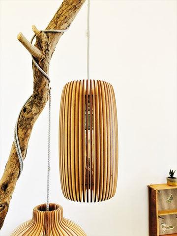 Wooden Hanging Lamp